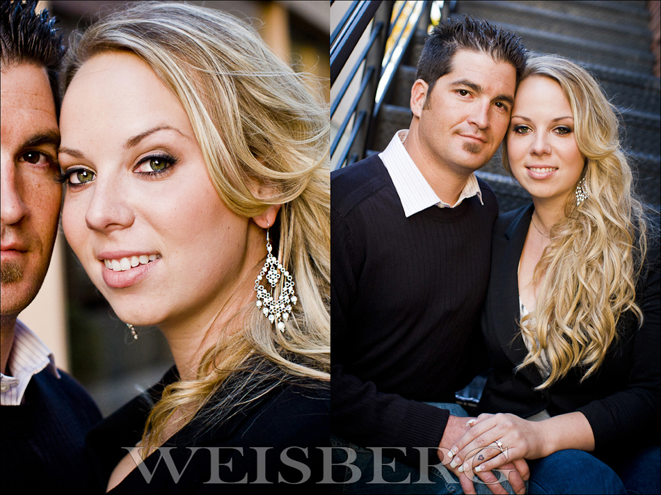 old town orange engagement session town plazza