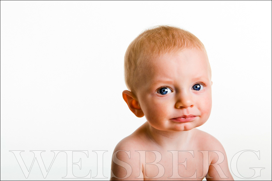 one year old studio portrait by marc weisberg dot com orange county ca