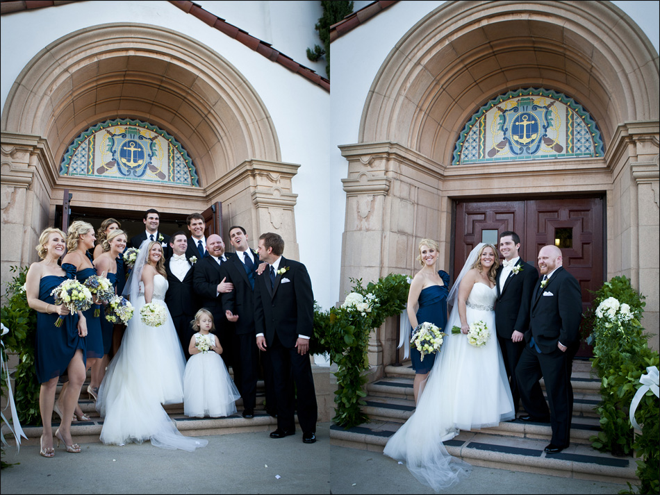 san diego wedding photographer wedding party pictures