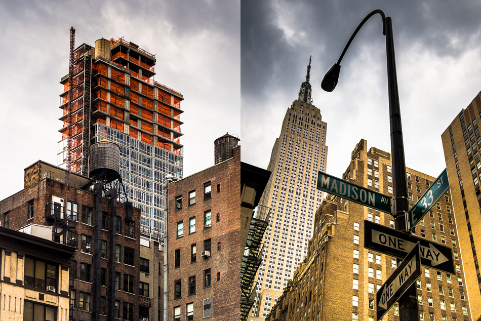 The Empire state building, Madison and 33rd street pictures