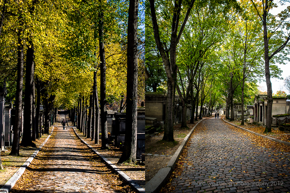 fall, pere lachaise cemetery, paris, picture