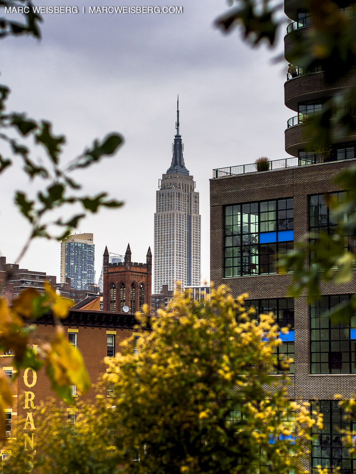 new york city empire state building highline drive pictures