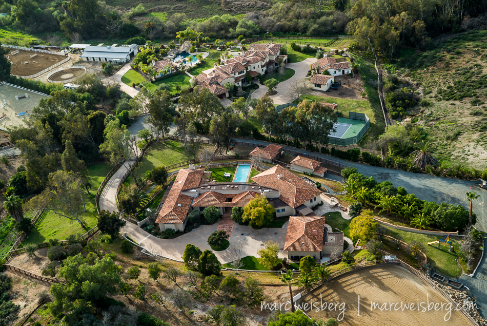 San Diego Rancho Santa Fe Aerial Photography