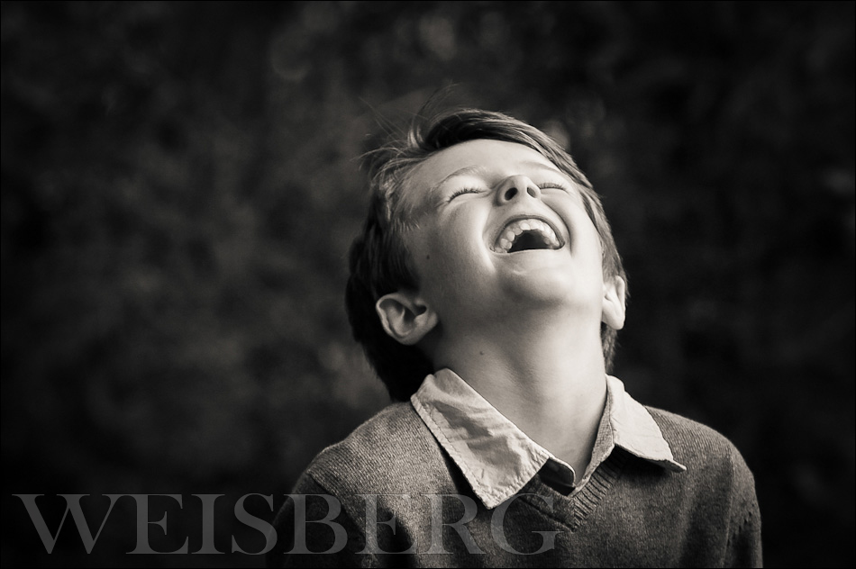 ©-marcweisberg.com-2011 black & white portrait of a 6 year old boy laughing