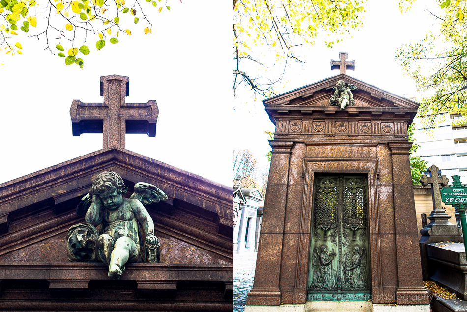 family tomb, pere lachaise cemetery, paris, picture