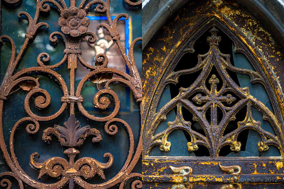 wrought iron, pere lachaise cemetery, paris, pictures