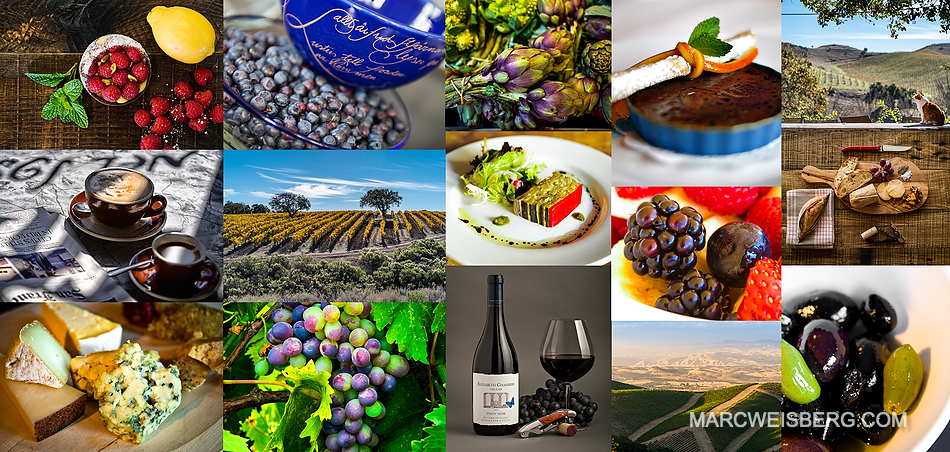 Beautiful food photography for wineries.