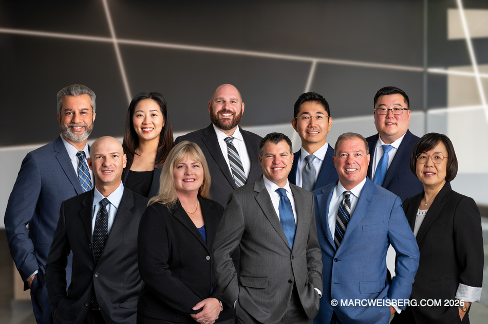Finished CPA headshot from an accounting firm photography day in Orange County and Los Angeles by Marc Weisberg.