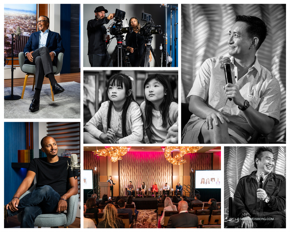 Corporate event photography Orange County, panel discussion and keynote coverage