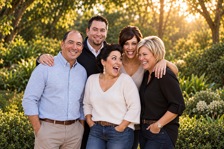 Tarbut V’Torah senior family portrait at sunset by Marc Weisberg